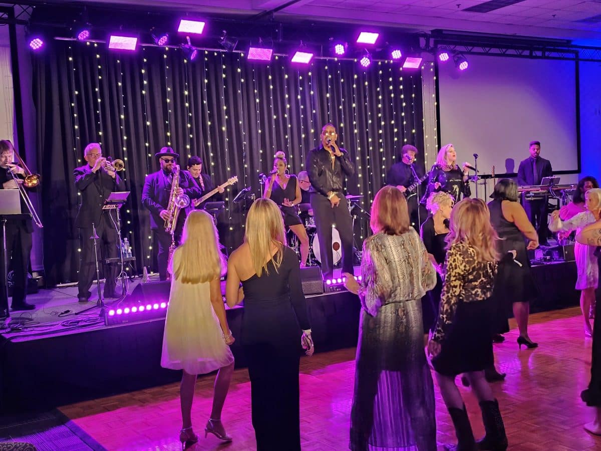 Black Tie And Boots attendees dancing