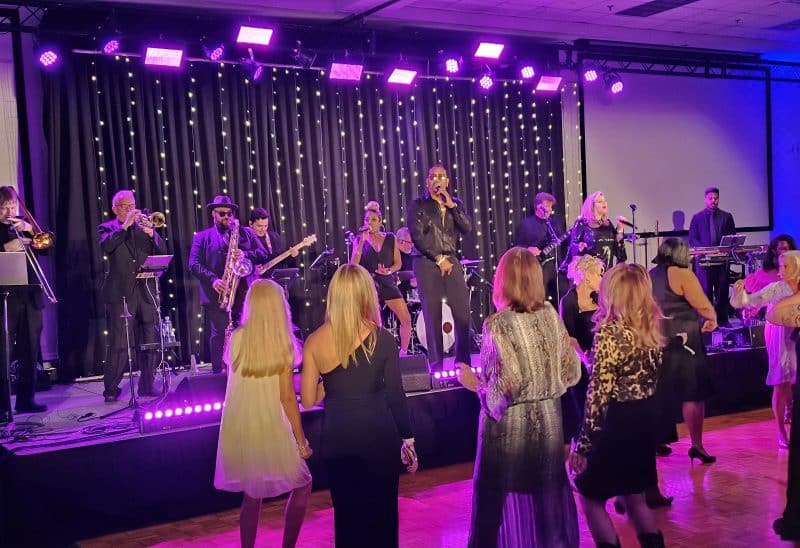 Black Tie And Boots attendees dancing