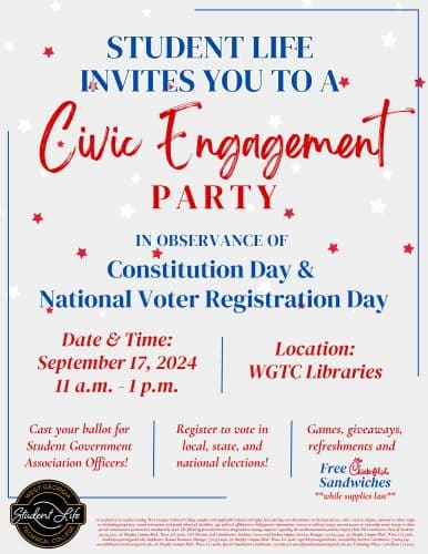 Constitution Day '24 Civic Engagement Party