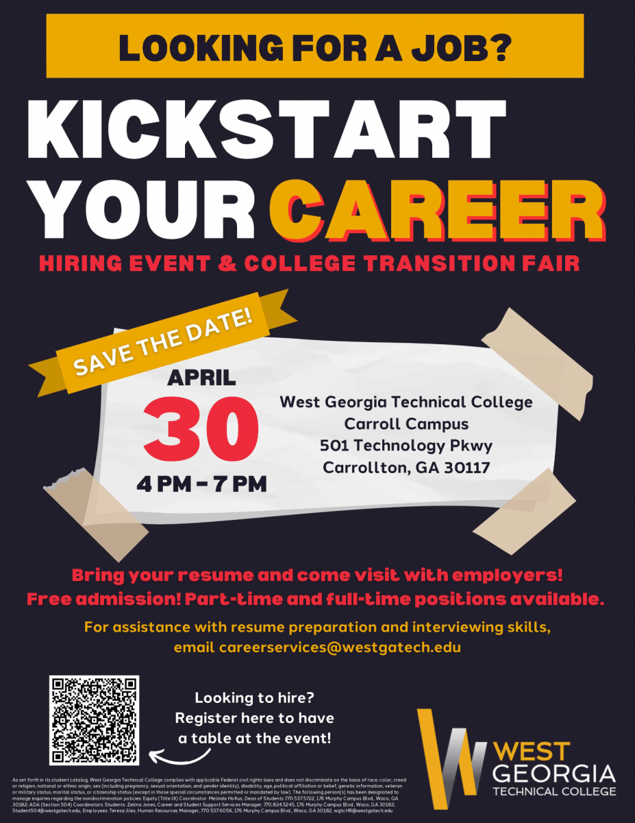 Kickstart Hiring Event Flyer