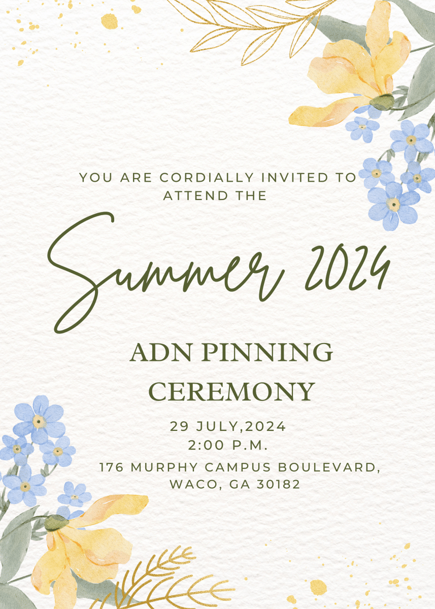 Summer 2024 Pinning Ceremony Invite