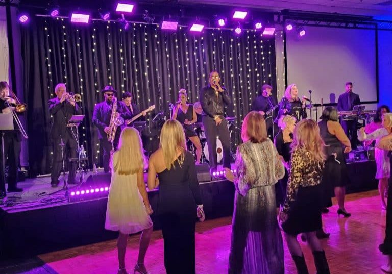 Black Tie And Boots attendees dancing